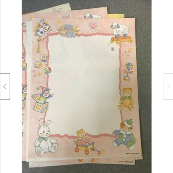 New Pink Baby Girl Scrapbook Pages Betty Whiteaker Infant Memory Journal Book - Picture 4 of 4